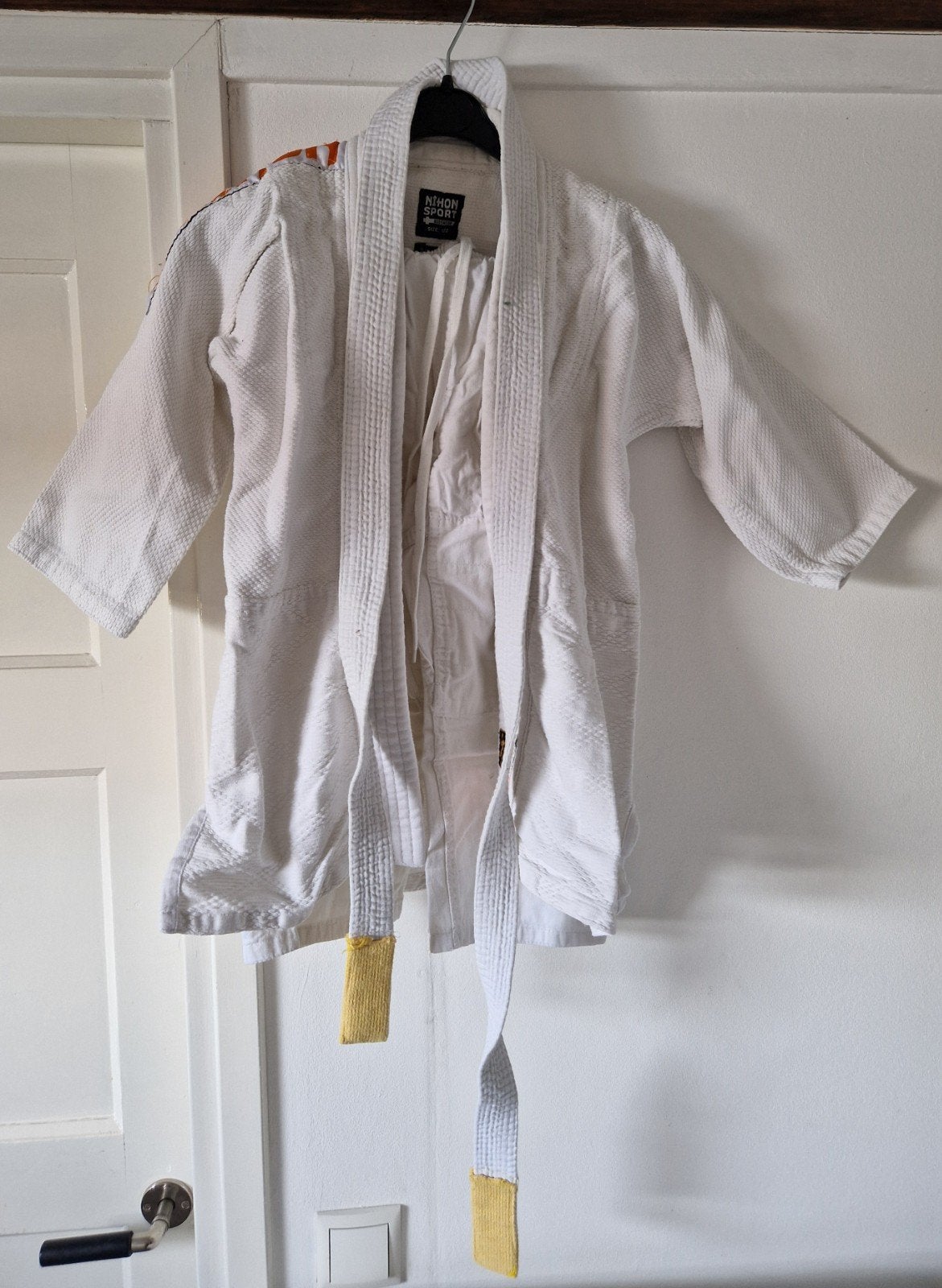 Judo pak Nihon sport maat 120 (111-120cm / 5/6-7/8 jaar), Maat XS of kleiner, Judo, Vechtsportpak, Ophalen of Verzenden