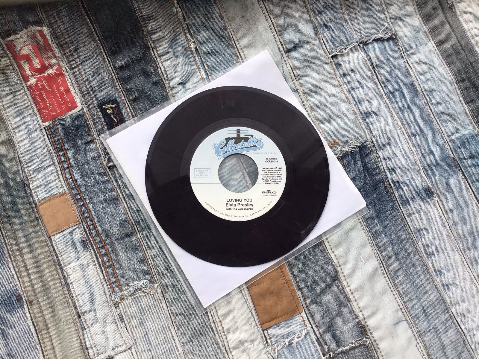 Elvis Presley - Loving You / Teddy Bear 7 inch vinyl single, Gebruikt, 7 inch, Ophalen of Verzenden, Pop