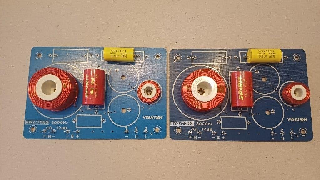 Visaton 2weg cross-over 3000hz - 8 ohm - 12db/oct - 100/160w, Ophalen of Verzenden, Nieuw, Overige merken
