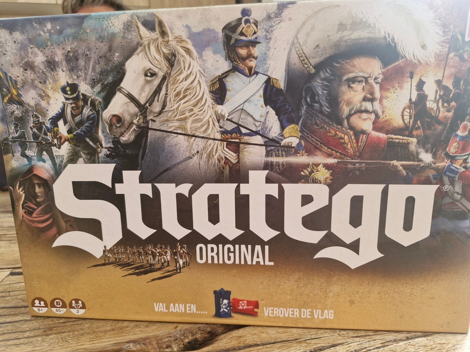 Stratego Original Bordspel - Strategisch Vlag Veroveren, Een of twee spelers, Verzenden, Zo goed als nieuw, Jumbo