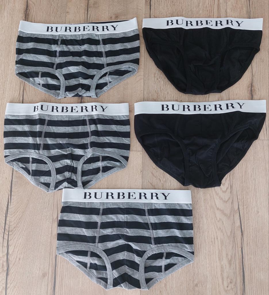 5-pack Burberry heren slips - Zwart en gestreept S, Kleding | Heren, Ophalen, Zwart, Burberry, Slip