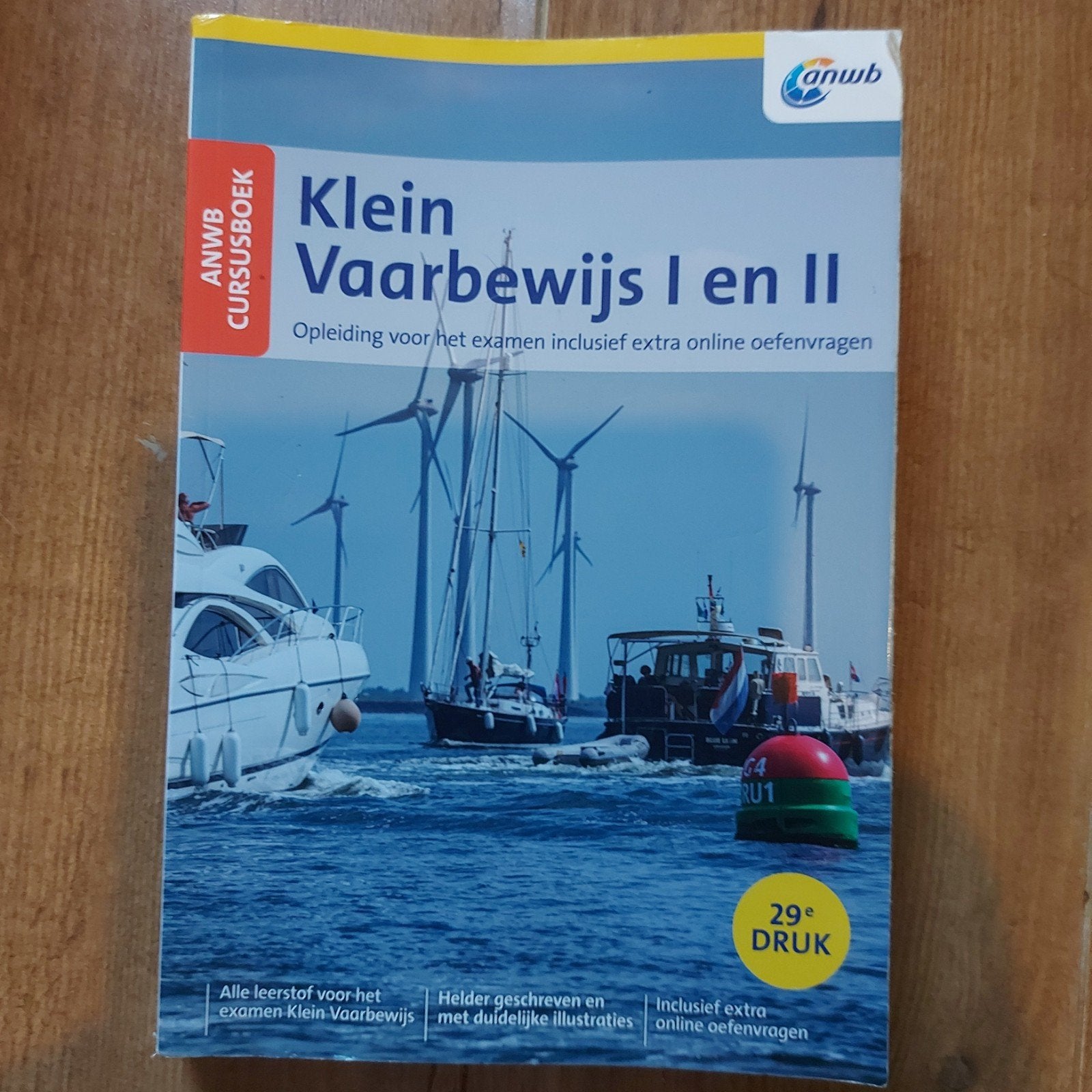 ANWB cursusboek klein vaarbewijs 1 en 2, Ophalen, Alpha, Zo goed als nieuw, Niet van toepassing