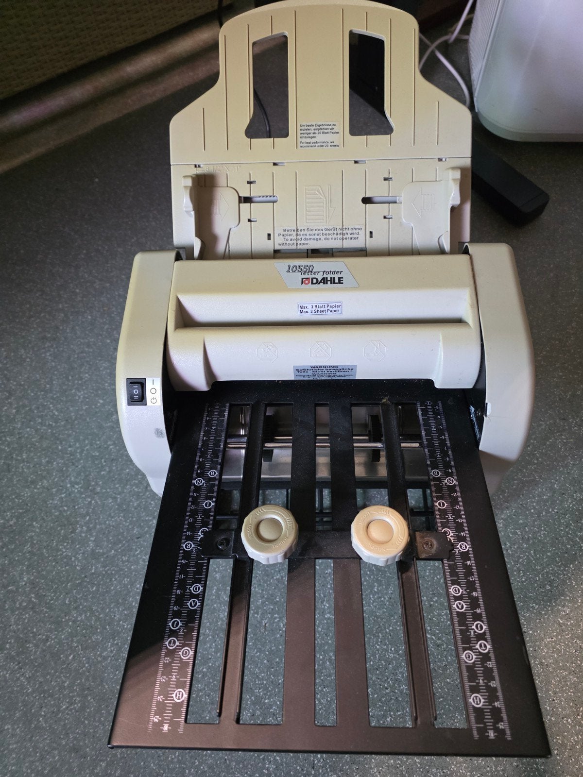 Dahle 10550 Vouwmachine, Diversen, Ophalen of Verzenden, Gebruikt