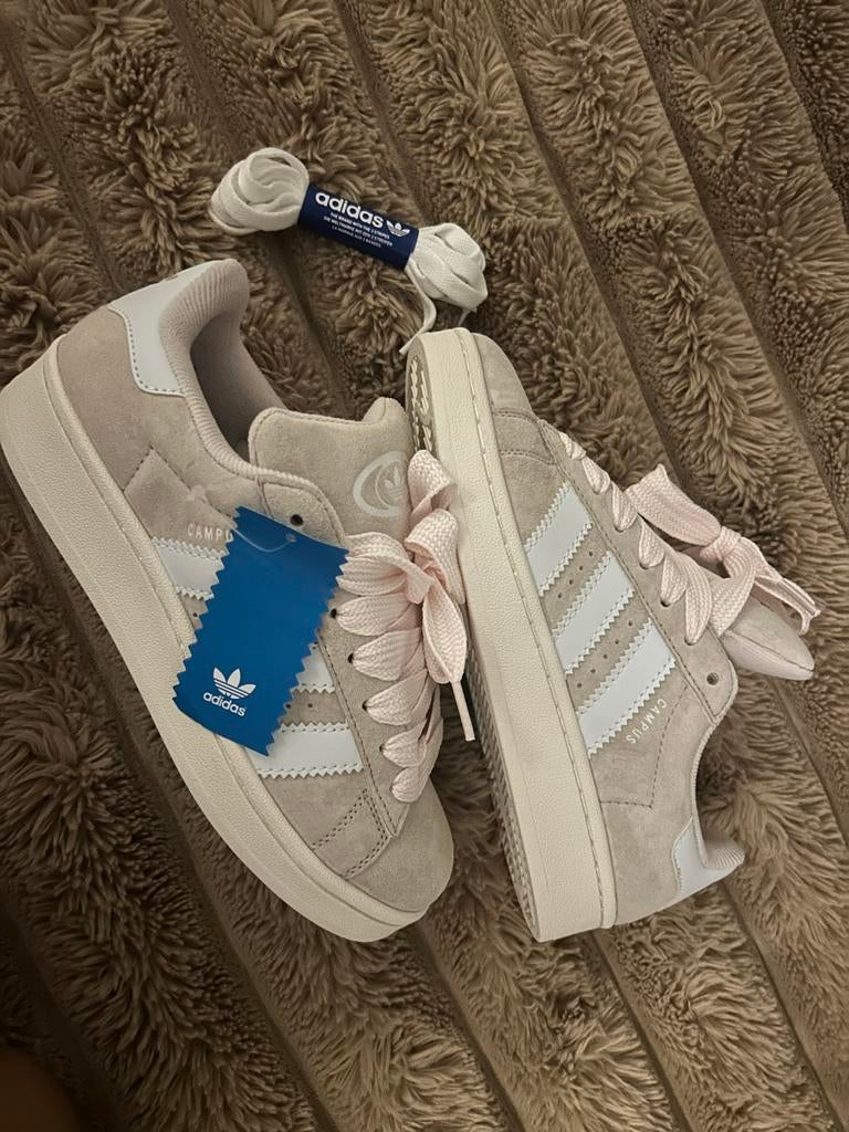 Gloednieuwe originele Adidas Campus sneakers, Ophalen, Beige, Nieuw, Sneakers of Gympen