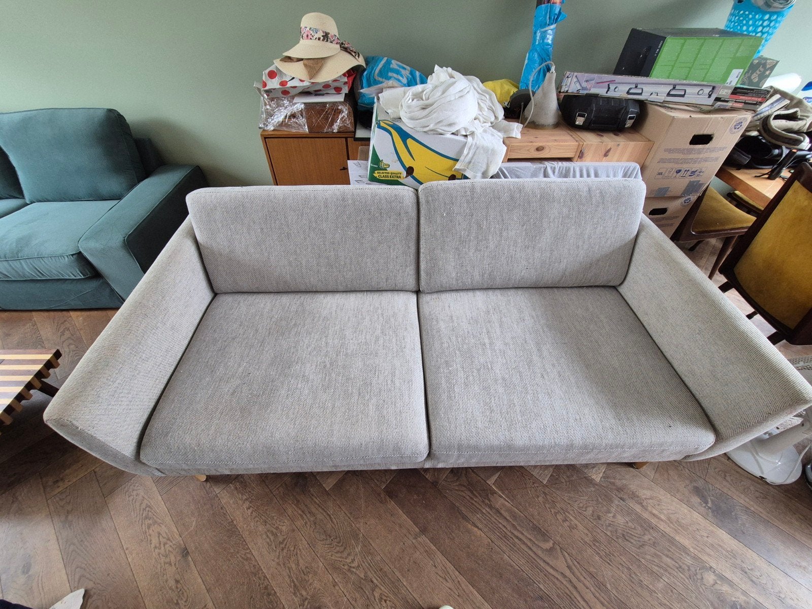 Ikea Smedstorp bank - Gebruikt, Ophalen, Gebruikt, Driepersoons, 75 tot 100 cm