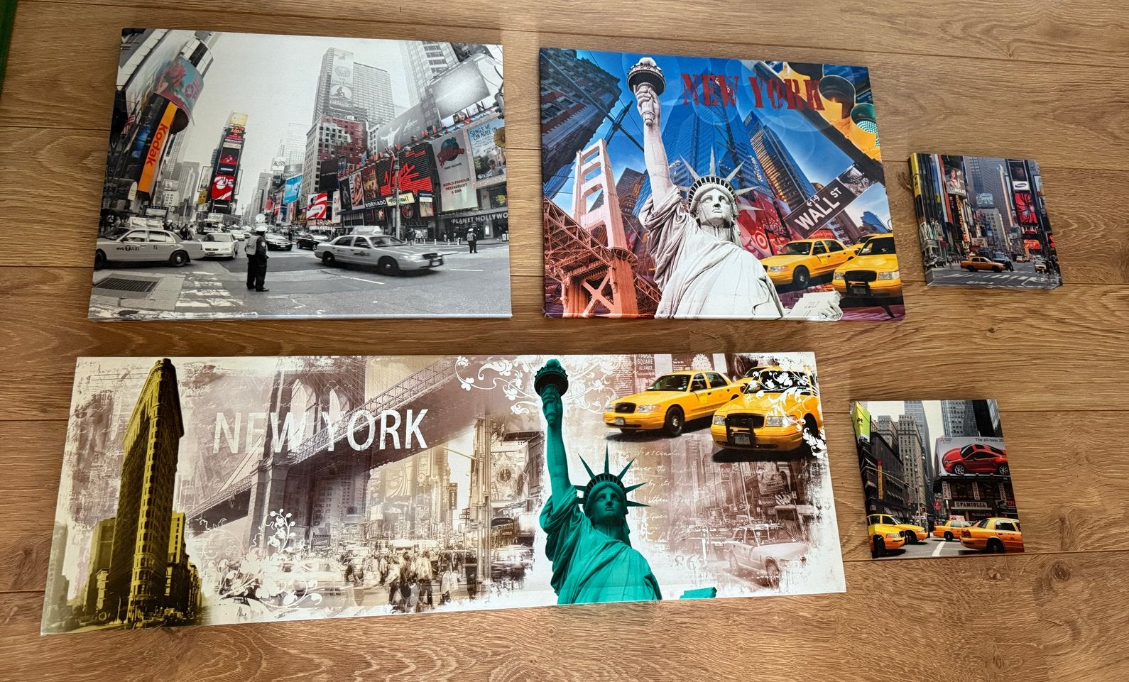 New York City Canvas Schilderijen Set, Ophalen, 50 – 75, 50 tot 75 cm, Print