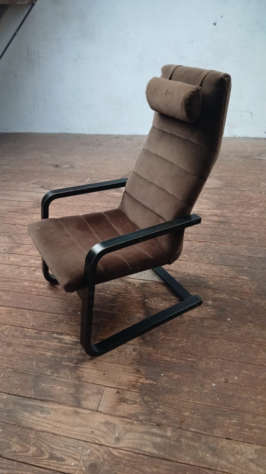 Boliden Fauteuil met Voetenbankje - Goede Staat, Ophalen, Gebruikt, 75 tot 100 cm, Stof