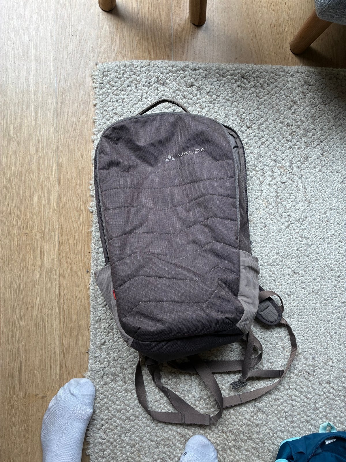 Vaude rugzak met regenhoes - in prima staat, 25 tot 40 cm, Ophalen of Verzenden, Zo goed als nieuw, Waterdicht