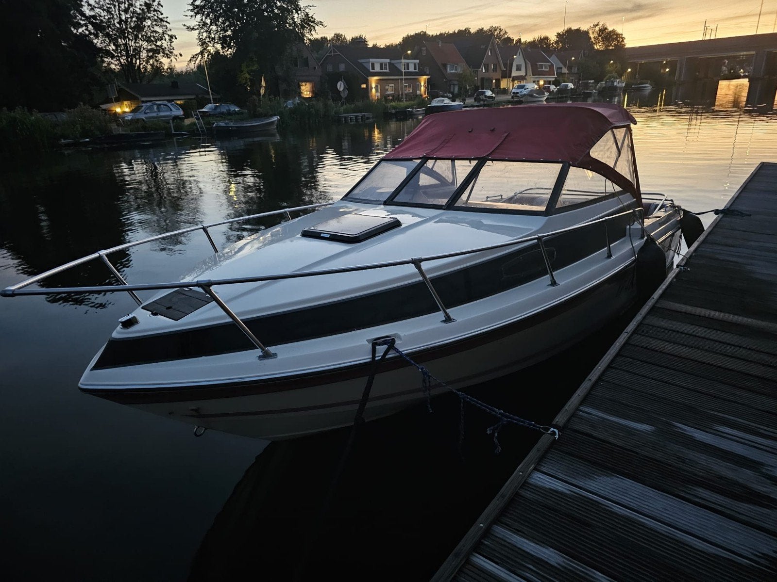 Cruiser/speed boot vaart zeer goed! V8 motor incl. Trailer!!, Watersport en Boten, Boottrailers, Ophalen, Gebruikt, 1500 tot 3000 kg
