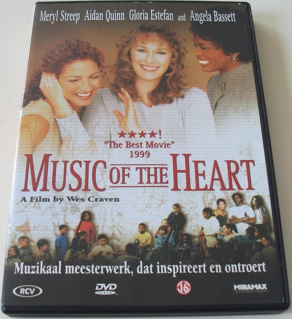 Dvd *** MUSIC OF THE HEART *** Muzikaal meesterwerk, Vanaf 16 jaar, Ophalen of Verzenden, Zo goed als nieuw
