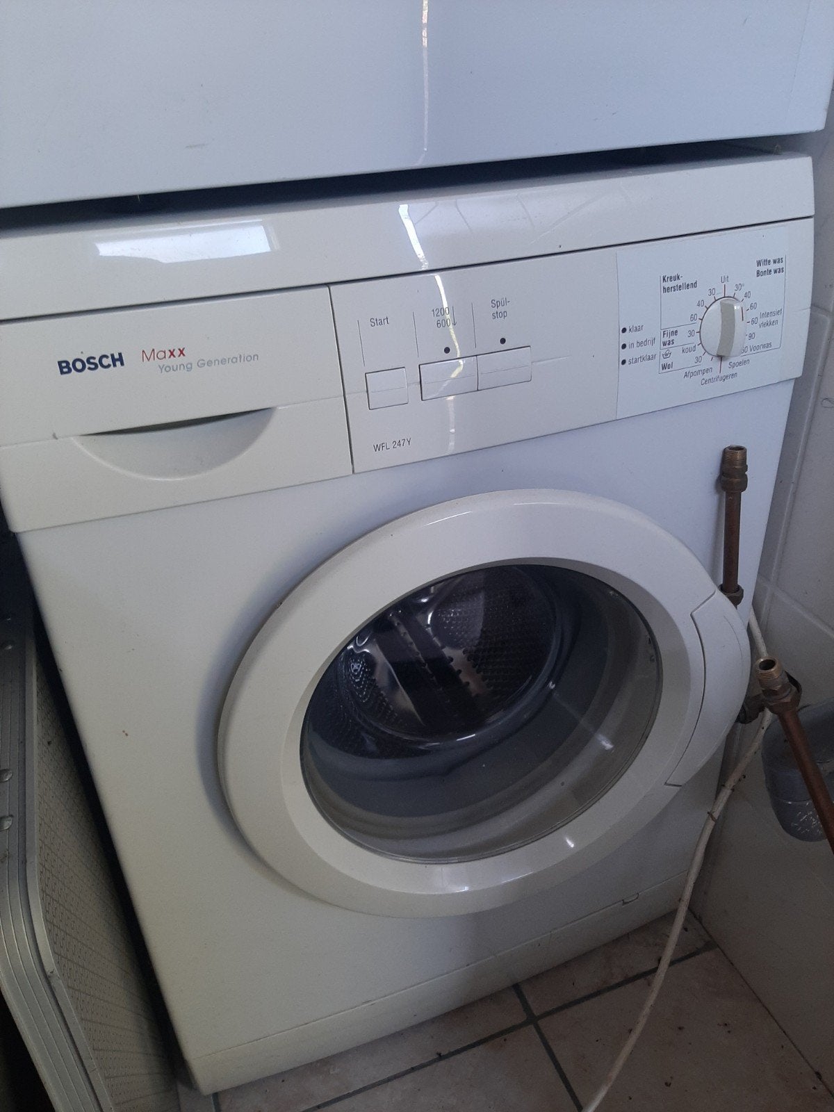 wasmachine, Ophalen