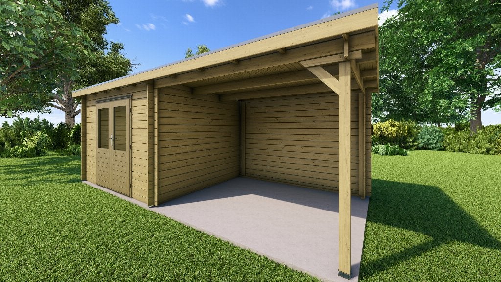 Fonteyn Basicline Jasmijn 600x250cm - Keteldruk, 200 tot 400 cm, Blokhut, Nieuw, Ophalen of Verzenden