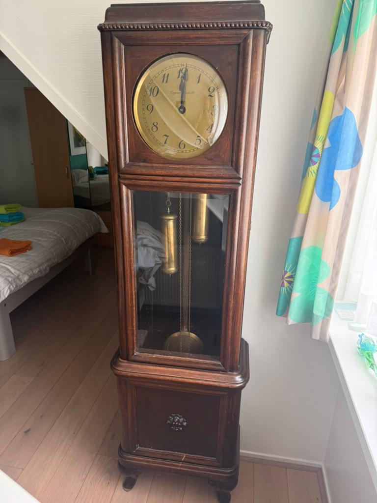 Staande klok merk glashütte, Antiek en Kunst, Antiek | Klokken, Ophalen