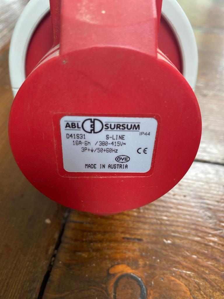 380 stopcontact, Ophalen of Verzenden, Gebruikt