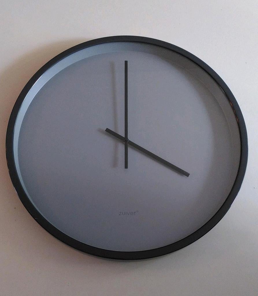 Zuiver wandklok 60 centimeter, Ophalen, Zo goed als nieuw, Wandklok