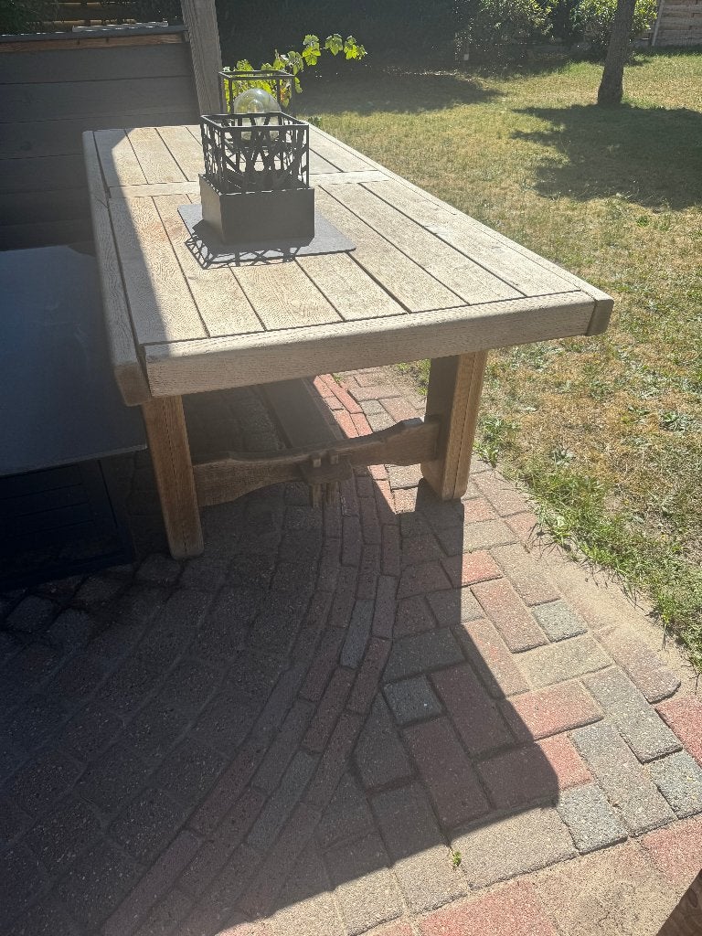 eiken tafel, Ophalen, Gebruikt, Eikenhout, 200 cm of meer