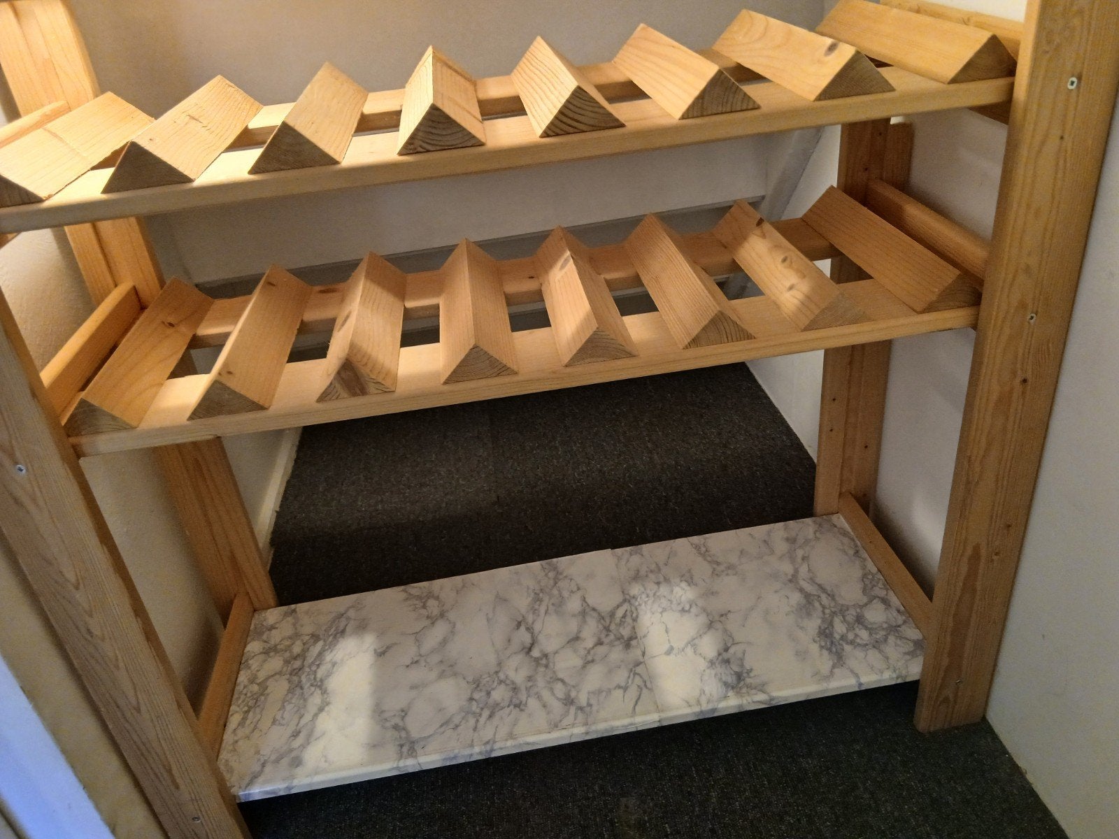 flessenrek, Gebruikt, 15 tot 25 flessen, Ophalen of Verzenden, 75 – 100