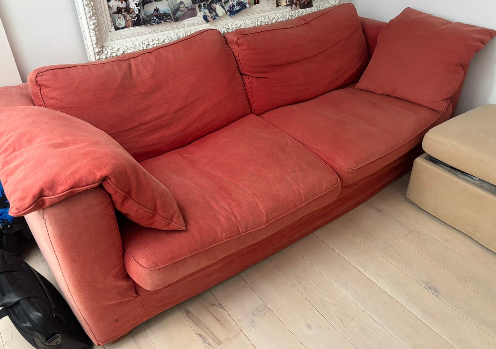 Linteloo bank, Ophalen, Gebruikt, Driepersoons, 75 tot 100 cm