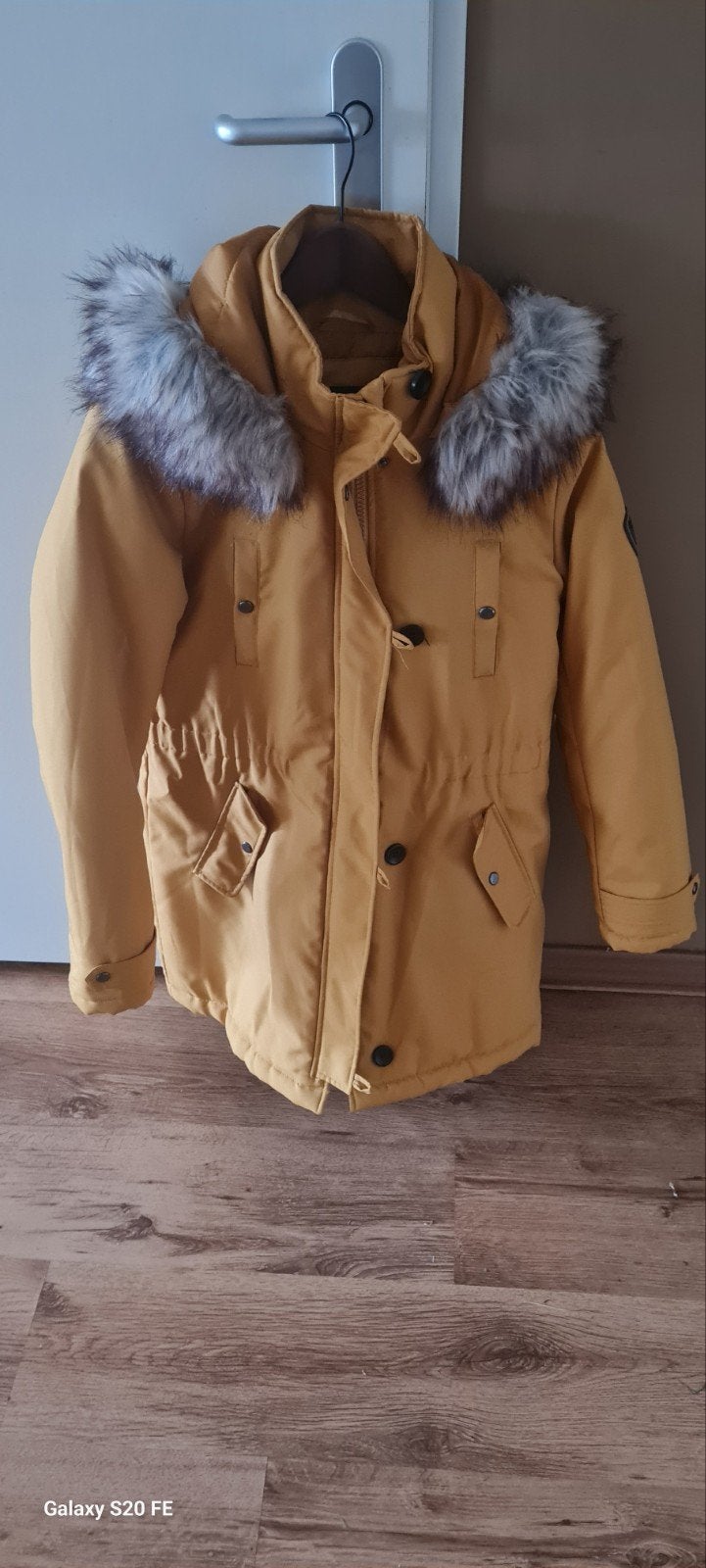 zgan only dames winter jas maat L merk only onliris parka, Only, Geel, Maat 42/44 (L), Ophalen of Verzenden