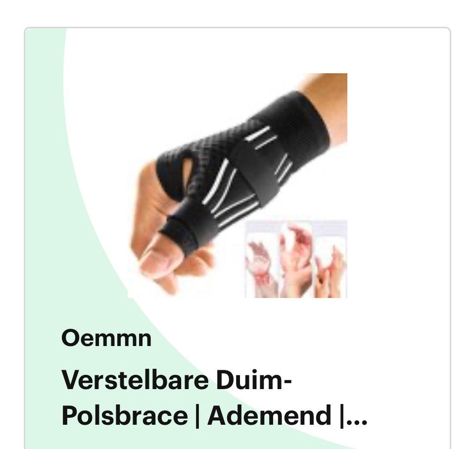 Duim-pols brace voor pijn klachten, Ophalen of Verzenden, Zo goed als nieuw