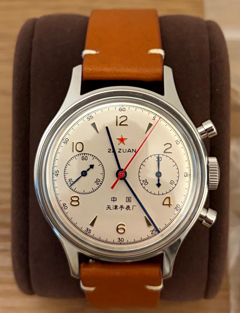 Sea-Gull 1963 Chronograph Original horloge, Overige merken, Leer, Staal, Polshorloge