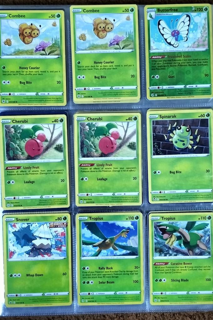 Pokémon Kaarten Collectie - Diverse Basis en Evoluties, Ophalen of Verzenden, Gebruikt, Meerdere kaarten