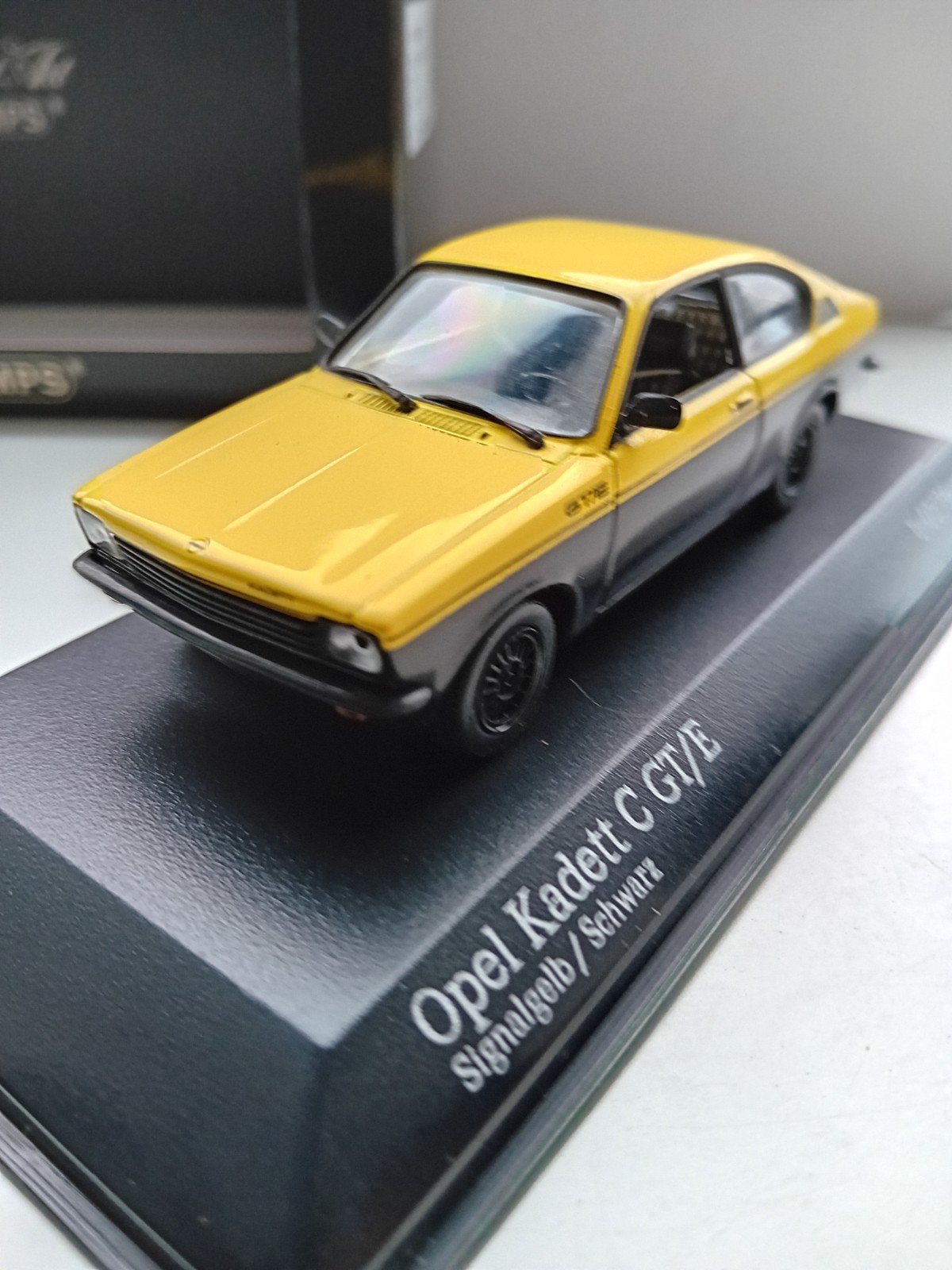 Minichamps Opel kadett C1 GT/E., Ophalen of Verzenden, Zo goed als nieuw, Auto, MiniChamps