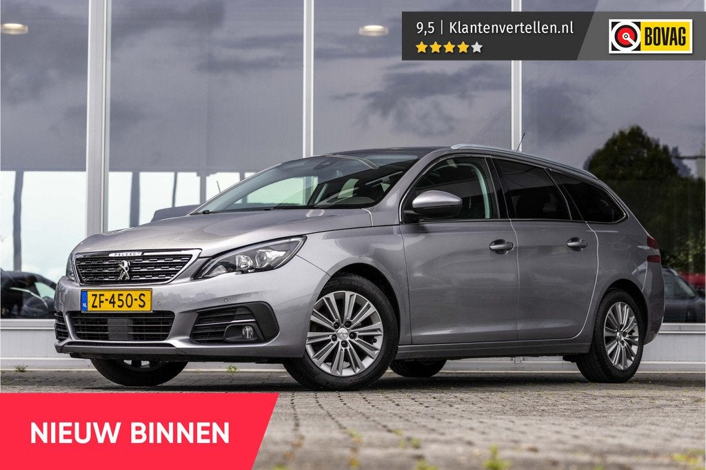 Peugeot 308 SW 1.2 PureTech Blue Lease Premium | Pano | Came, Auto's, 12 maanden, Stof, Gebruikt, Euro 6
