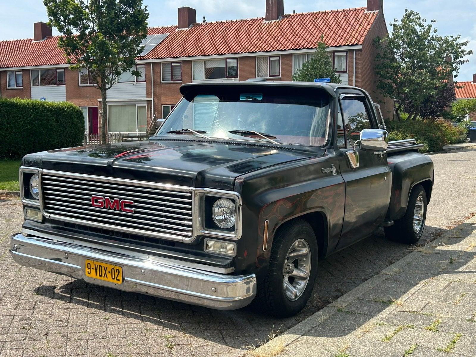Chevrolet C10 STROKER 383V8, Automaat, Achterwielaandrijving, Chevrolet, Zwart