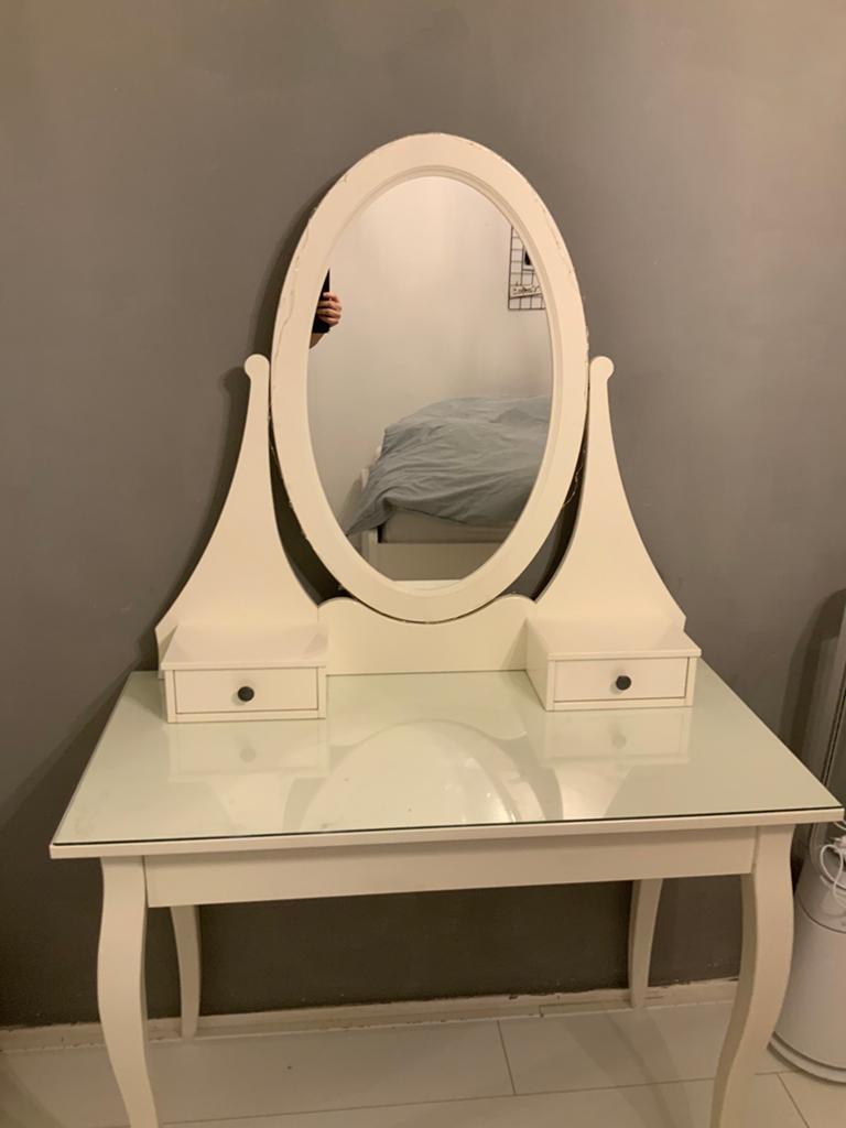 Make-up tafel, Ophalen of Verzenden, Zo goed als nieuw, 50 tot 100 cm, Minder dan 100 cm