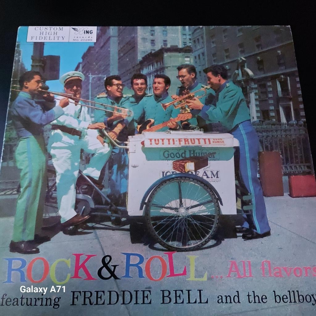R&R LP Freddie Bell & The Bell Bellboys - Rock & Roll All..., Fotohoes, Ophalen of Verzenden, Gebruikt, 12 inch