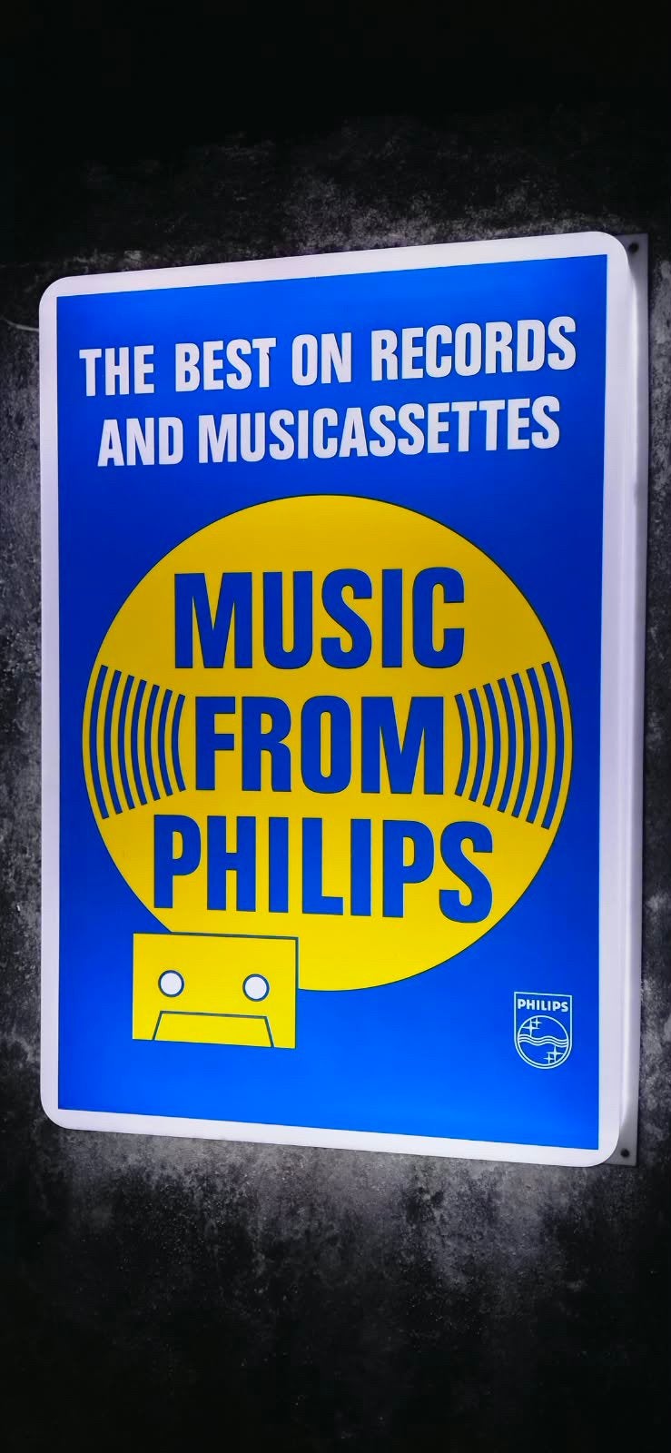 Reclamebord philips, Ophalen, Gebruikt, Lichtbak of (neon) lamp