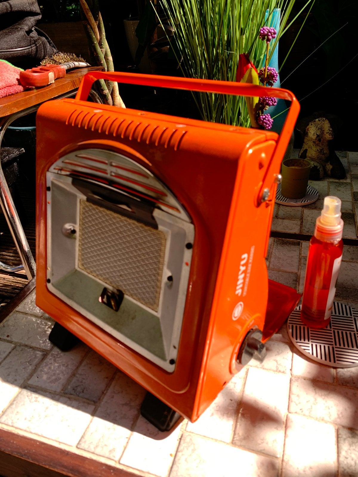 Compact camping gas kacheltje - ideaal voor onderweg, Ophalen of Verzenden, Gebruikt