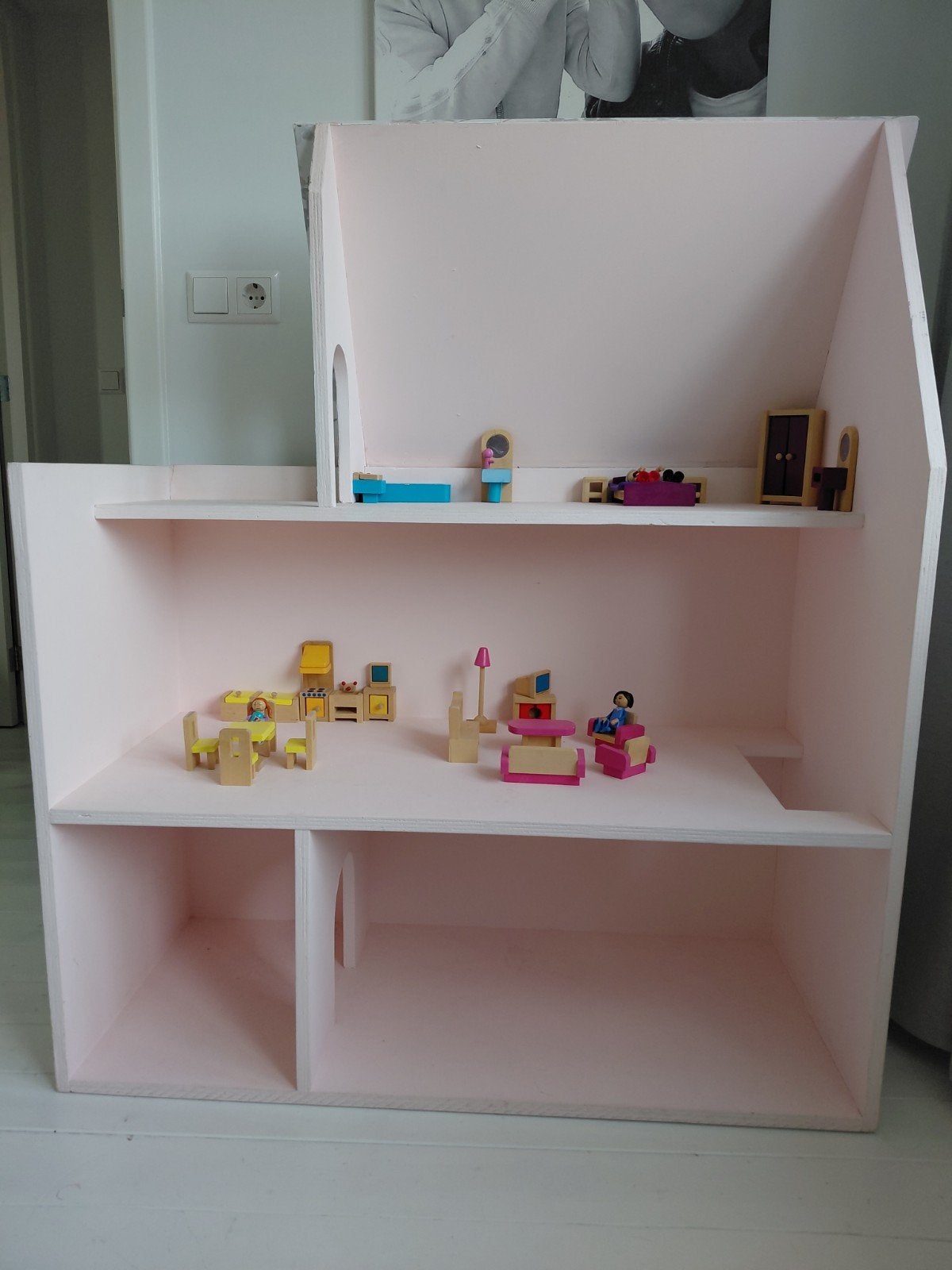 Zelfgemaakt poppen/barbiehuis, Ophalen, Gebruikt, Overige typen