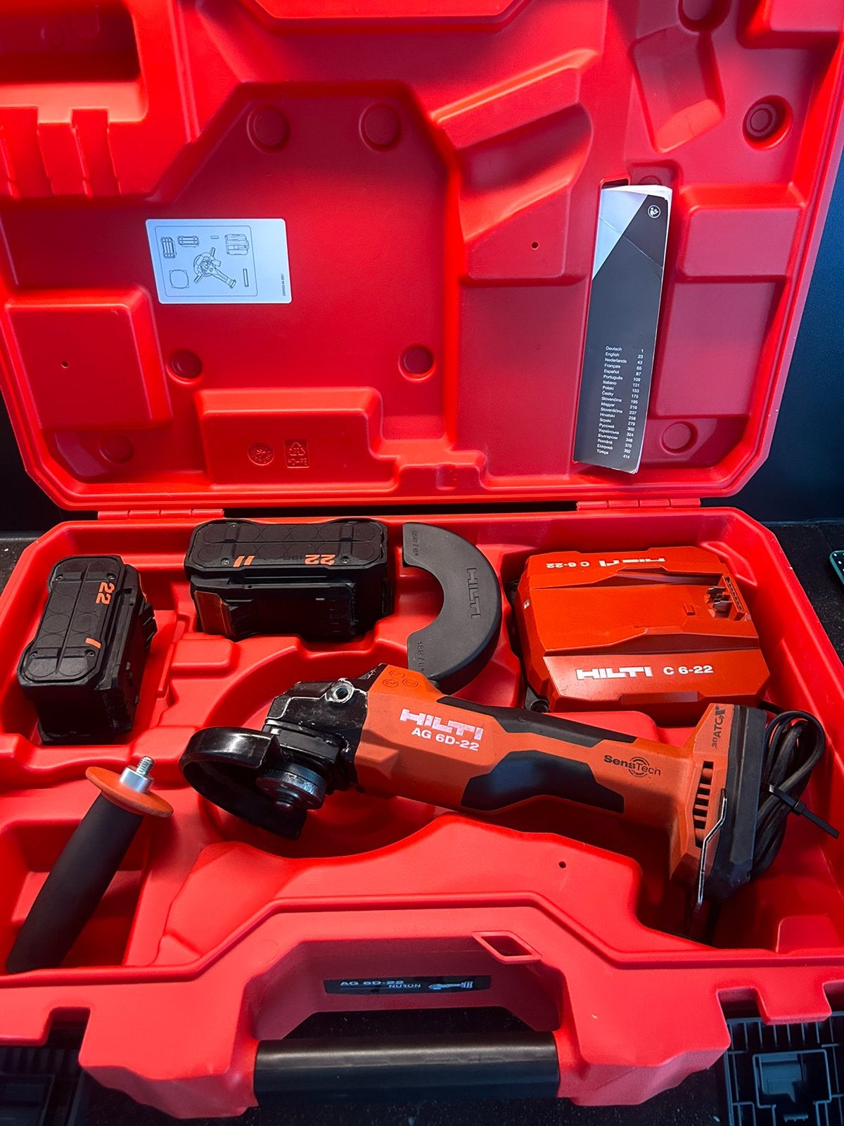 Hilti Nuron slijptol AG 6D, Ophalen of Verzenden, Gebruikt