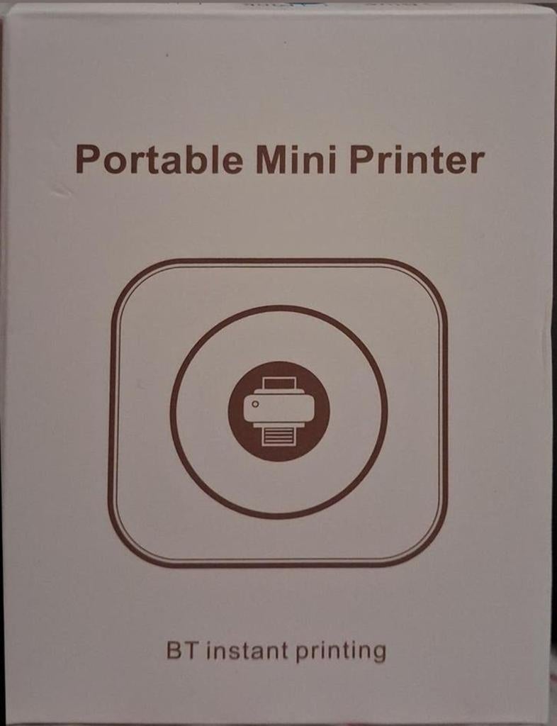 Draagbare Mini Printer - Direct Printen via Bluetooth, Computers en Software, Pocketprinters, Ophalen of Verzenden, Nieuw, Onbekend
