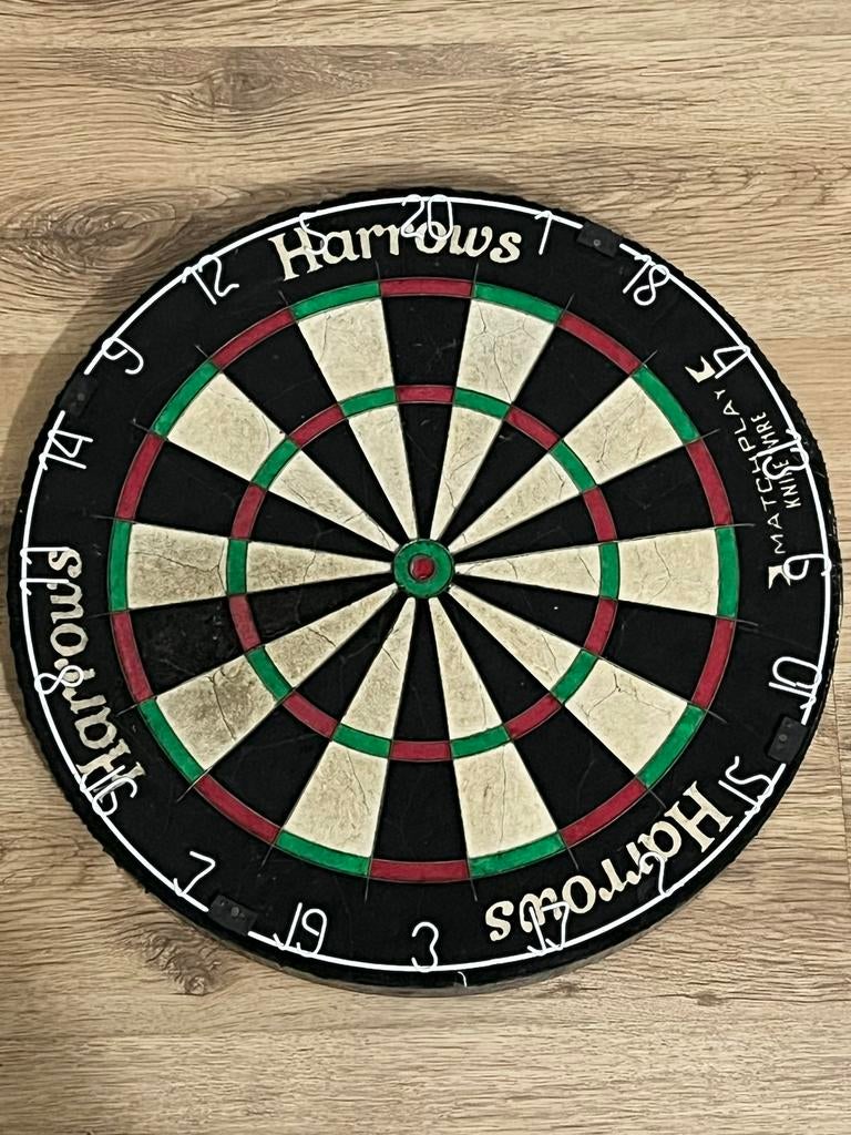 Harrows Matchplay dartbord, Ophalen of Verzenden, Gebruikt, Dartbord