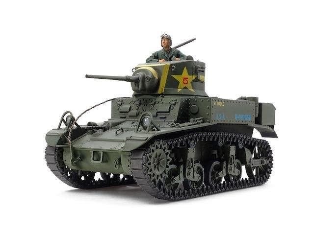 Tamiya	35360	M3 Stuart Late Production	1/35, Tank, Verzenden, 1:32 tot 1:50, Nieuw