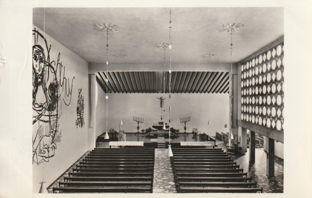 Meerssen Parochiekerk St. Josef, Ophalen of Verzenden, 1960 tot 1980, Gelopen, Limburg