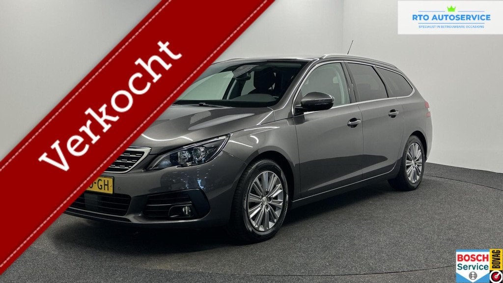 Peugeot 308 SW 1.2 PureTech Allure Pack CARPLAY TREKHAAK NAV, Gebruikt, 1199 cc, Met garantie (alle), Origineel Nederlands