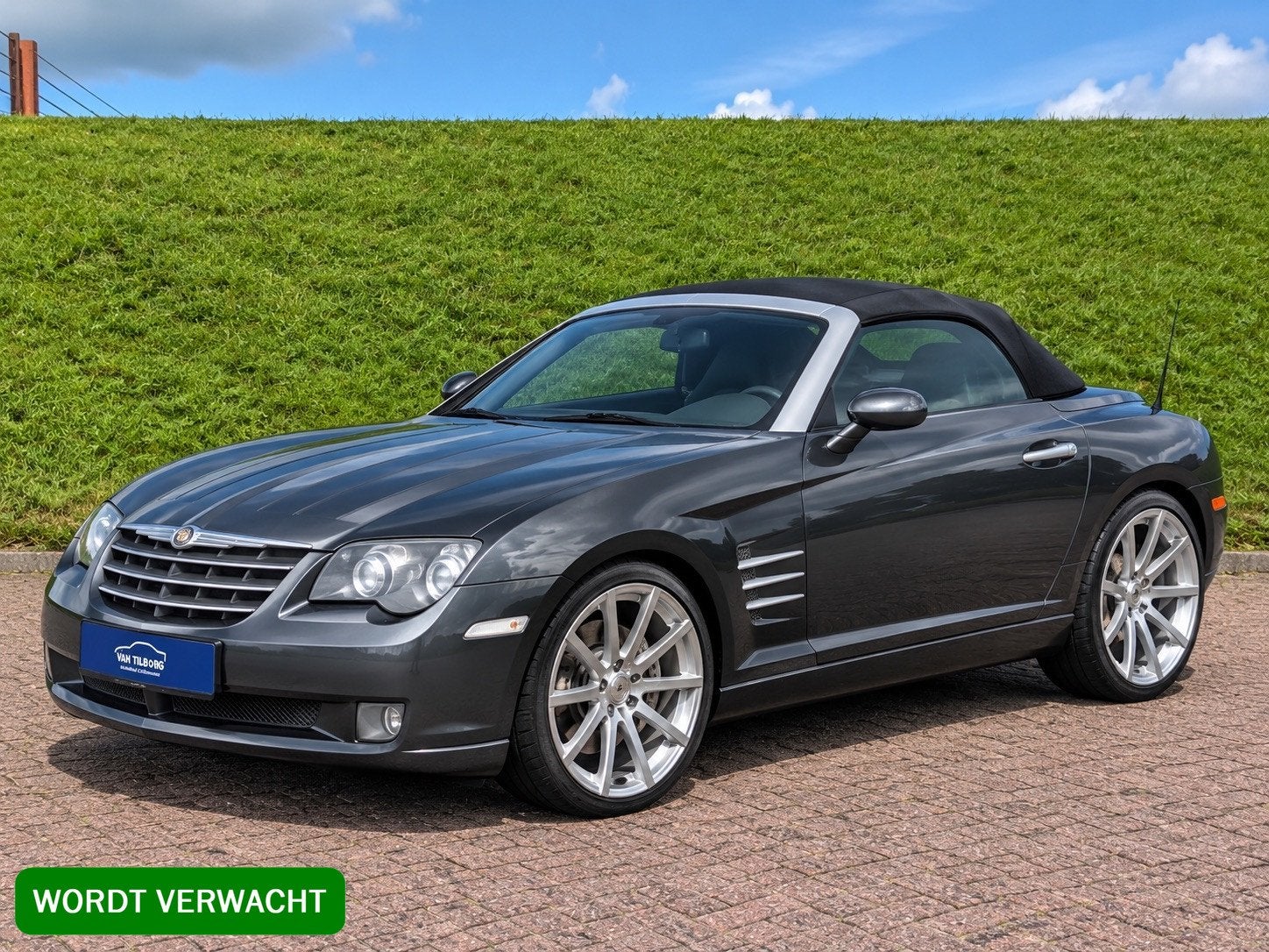 Chrysler Crossfire Cabrio 3.2 V6 Limited BINNEKORT ONLINE |, Auto's, Achterwielaandrijving, Gebruikt, Zwart, Cabriolet