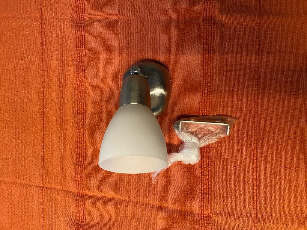 Wandlampje met Kleine Fitting, Huis en Inrichting, Ophalen of Verzenden, Glas