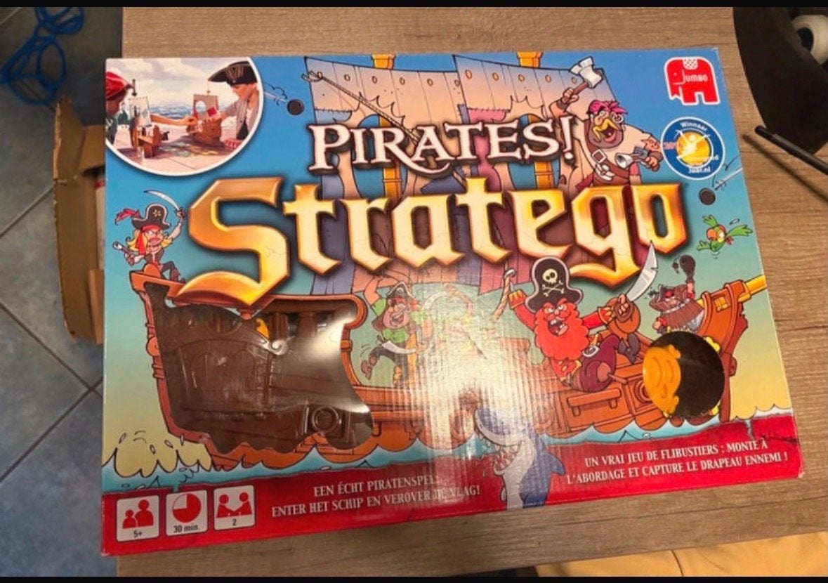 Pirates! Stratego Bordspel van Jumbo, Een of twee spelers, Ophalen of Verzenden, Gebruikt