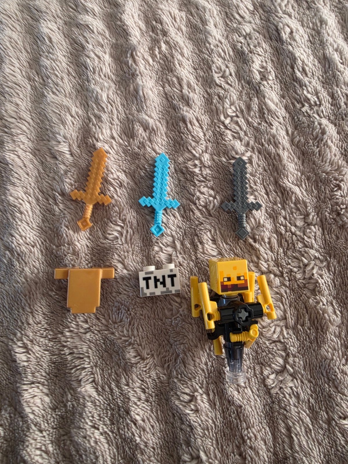 Minecraft Lego TNT zwaarden blaze truitje, Ophalen of Verzenden