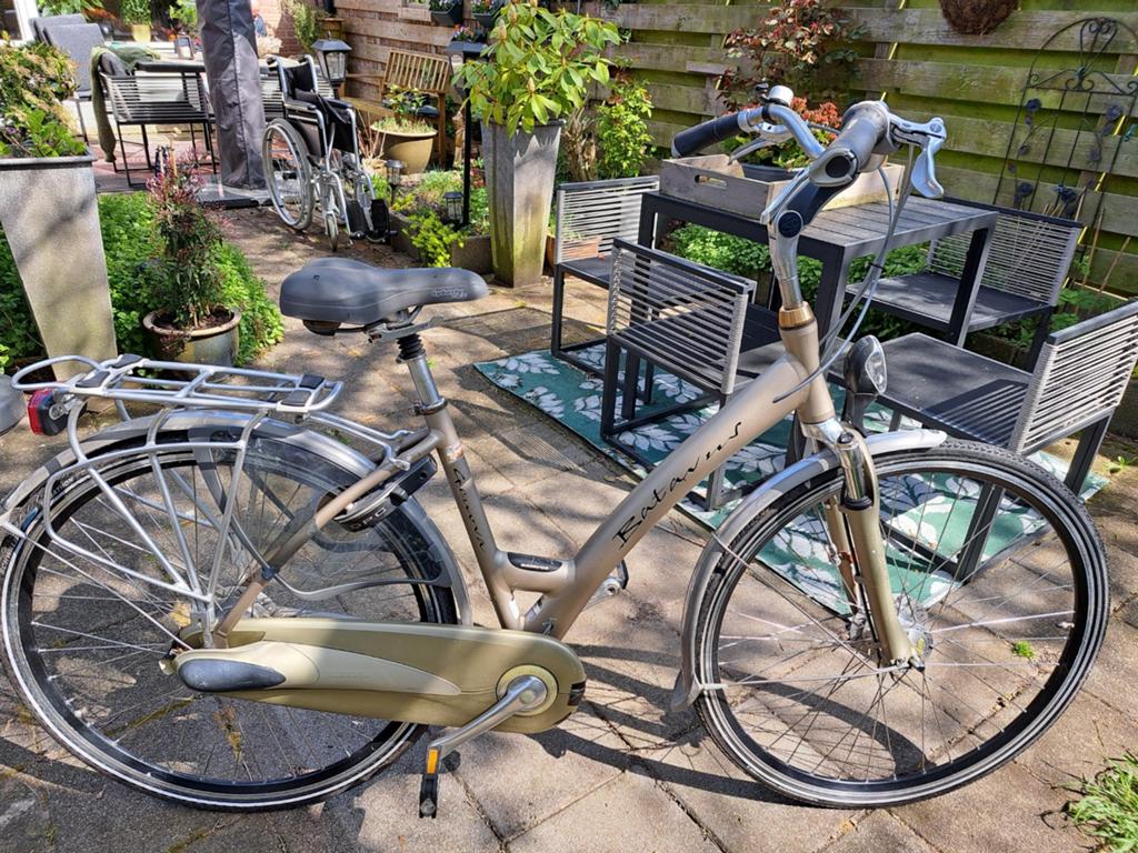 Batavus Damesfiets - Zo goed als nieuw, 53 tot 56 cm, Velgrem, Versnellingen, Batavus