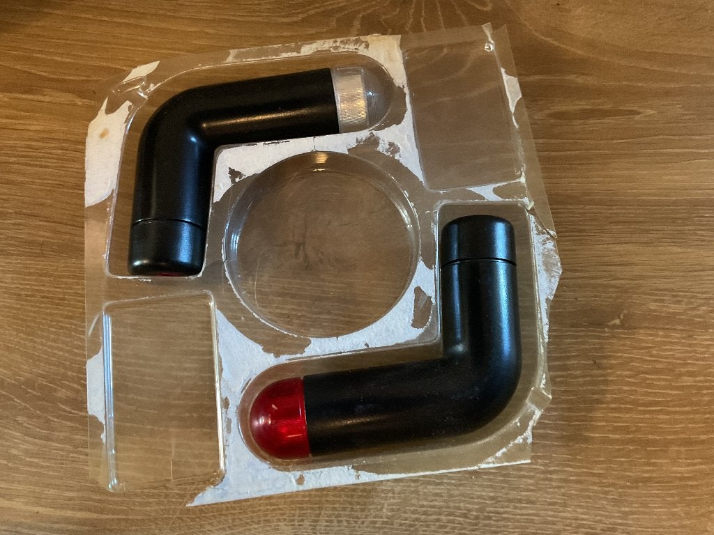 Vintage fietsverlichting, Ophalen of Verzenden, Zo goed als nieuw, Batterij, Verlichtingsset