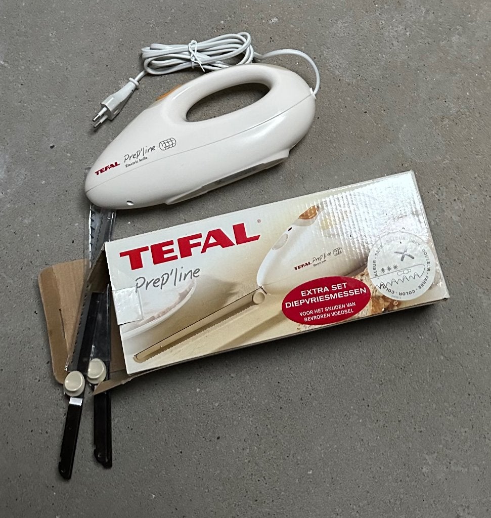 elektrisch mes tefal, Huis en Inrichting, Ophalen, Zo goed als nieuw