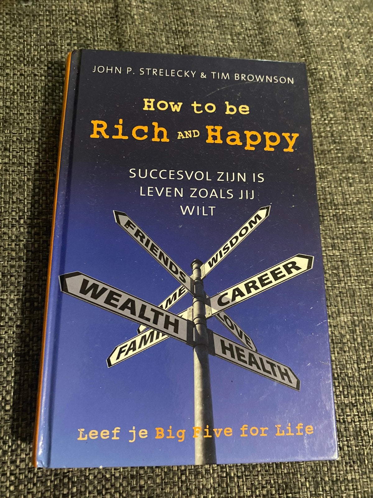 How to be rich and happy-boek, Ophalen, Zo goed als nieuw