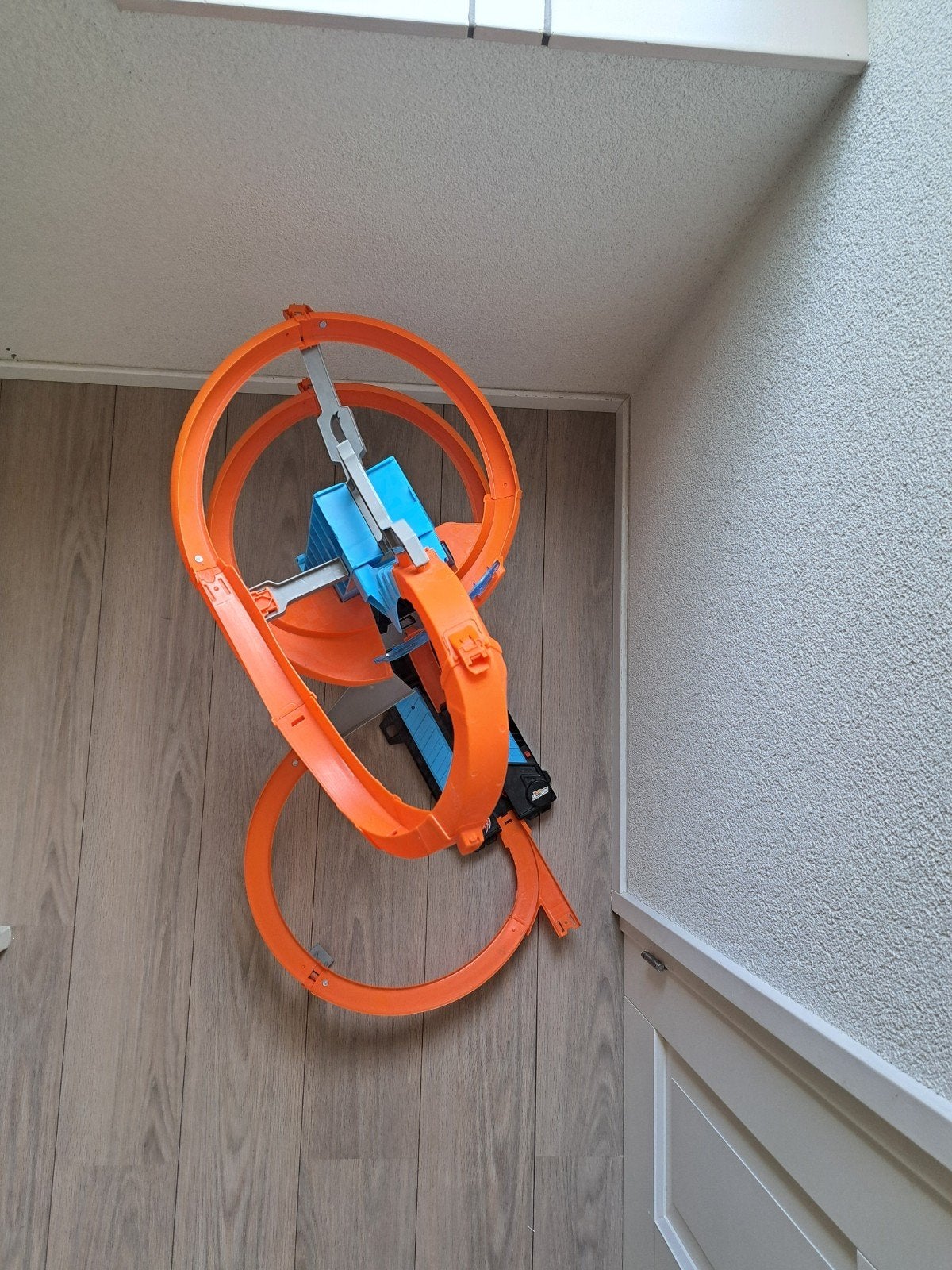 Hot Wheels Racebaan met looping en auto's, Ophalen of Verzenden, Zo goed als nieuw, Hot Wheels, Met looping