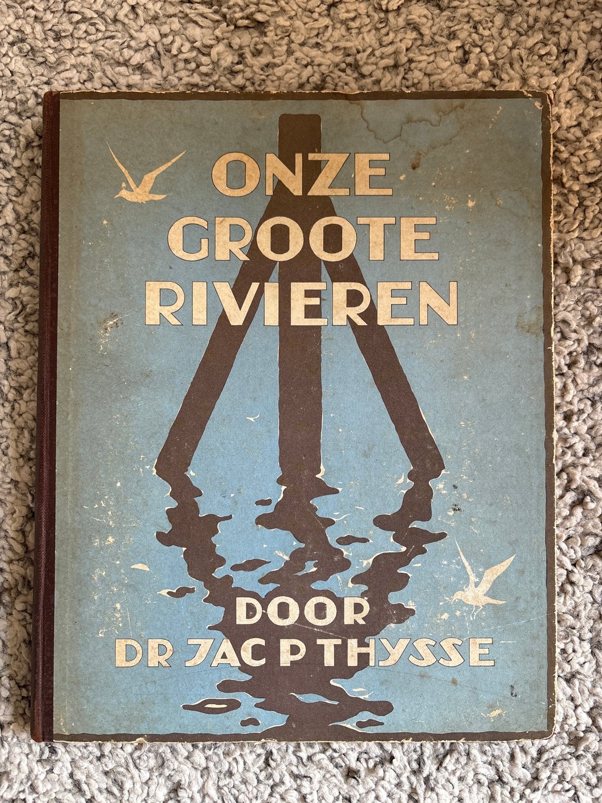 Onze Groote Rivieren - Dr. Jac. P. Thijsse (1939), Ophalen of Verzenden, Gelezen, Natuur algemeen